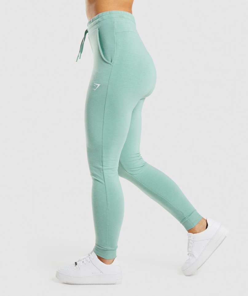 Spodnie Do Biegania Gymshark Treningowe Pippa Damskie Zielone | PL 845WER